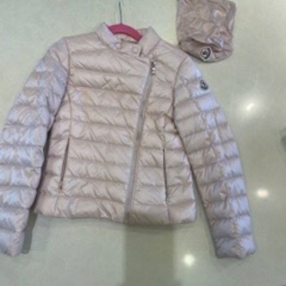 Moncler Down Jacket Pink Girls - Picture 3 of 5